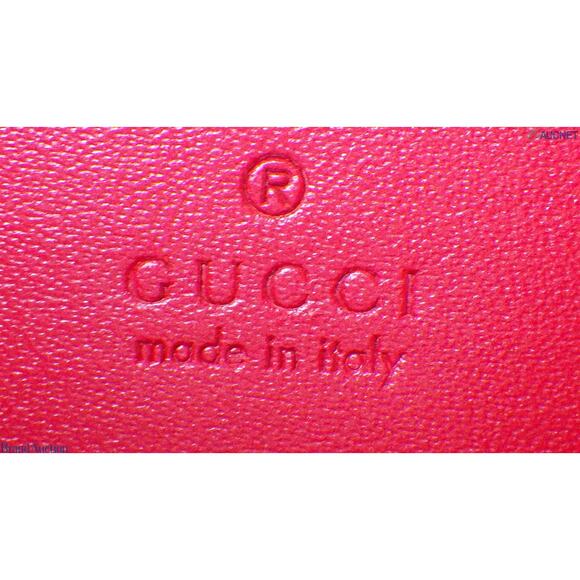 Gucci GG Guccissima Embossed Leather Red Bi-Fold Card Case / Wallet (NWOT) - Picture 8 of 8